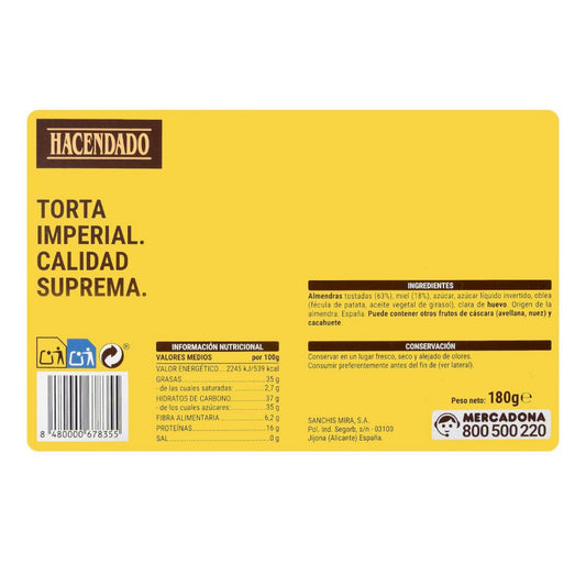 Császári torta(nugát)