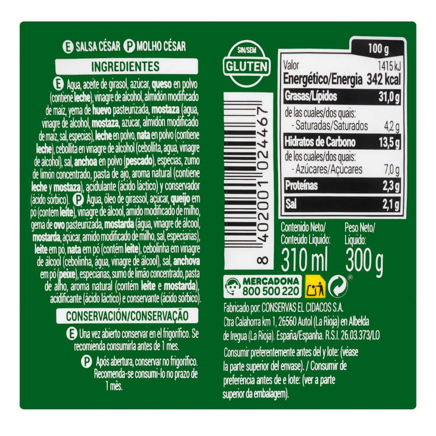 Cézár salátaöntet