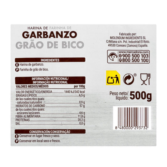 Csicseriborsó liszt