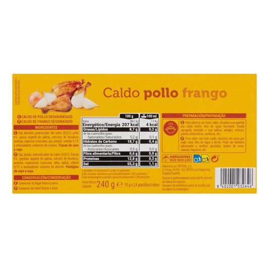 Csirkehúsleves kocka