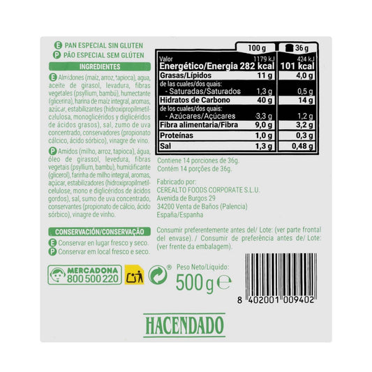 Glutén- és tejmentes fehérkenyér