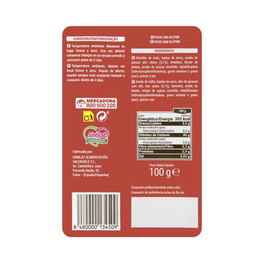 Glutén- és tejmentes kenyérrudak (grissini)