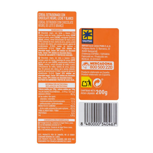 Csokoládés gabonagolyók – ét-, tej- és fehér csokoládéval bevonva