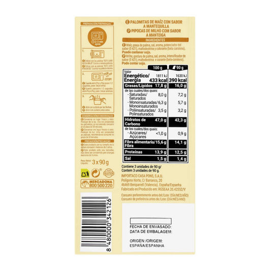 Mikrós popcorn vajas