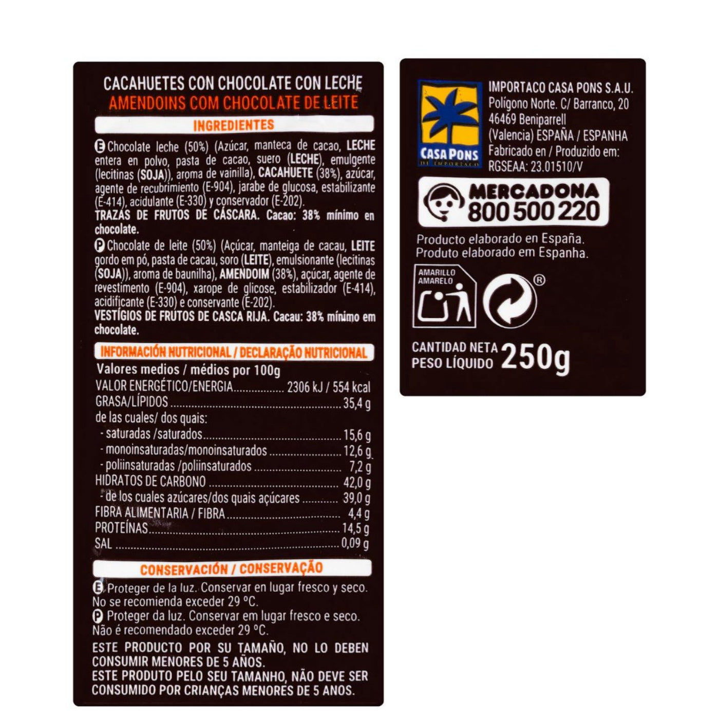 Tejcsokoládéval bevont mogyoró