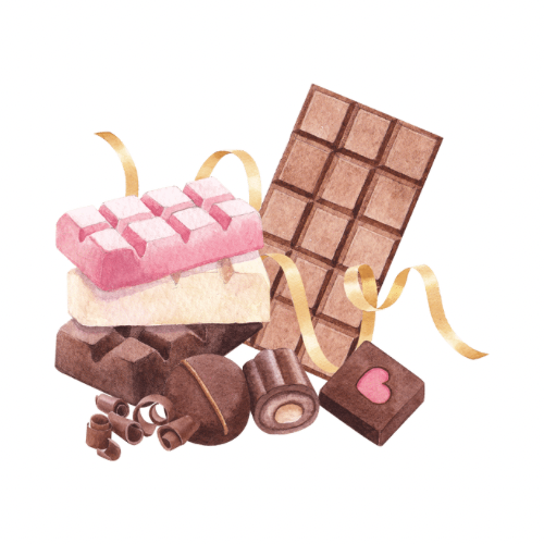 Édességek, cukrok, rágók