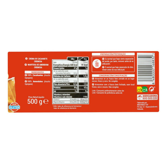 100% mogyorókrém 500g Hacendado