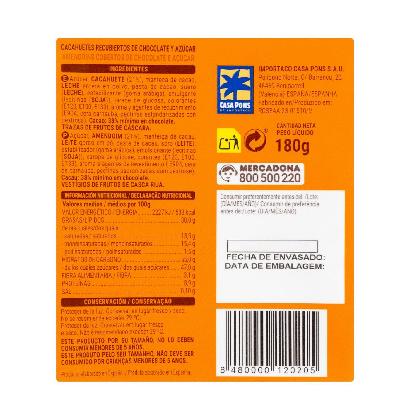 Choco iris színes mogyorós drazsé tejcsokoládéval bevonva