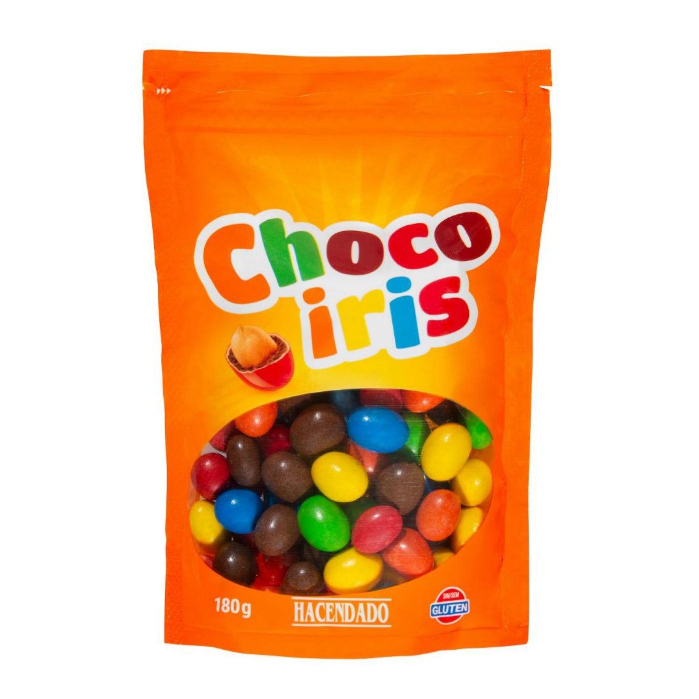 Choco iris színes mogyorós drazsé tejcsokoládéval bevonva