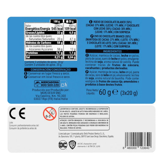 Csokitojás meglepetéssel DC