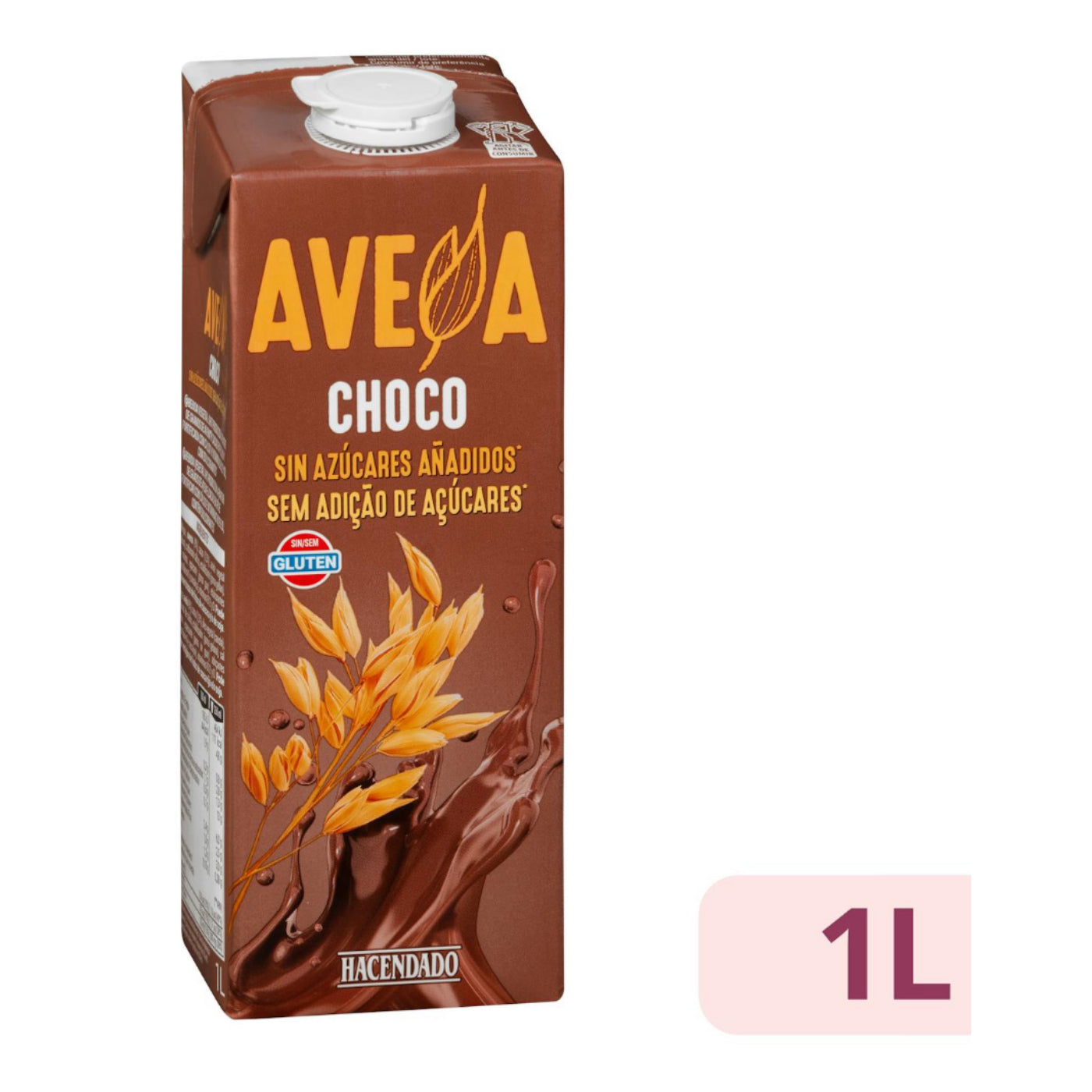 Csokoládé ízű zabital 1L – hozzáadott cukor nélkül Hacendado