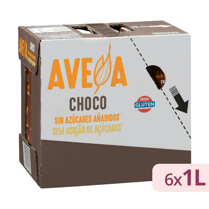 Csokoládé ízű zabital 6x1L – hozzáadott cukor nélkül Hacendado