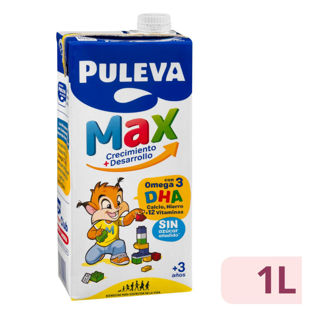 Energiát- és növekedést támogató tejital 3 éves kortól 1L Puleva