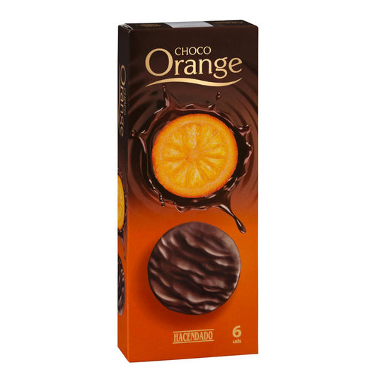 Étcsokoládéval bevont kandírozott narancs 150g Hacendado