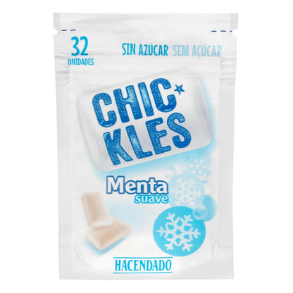 Glutén- és cukormentes mentolos rágógumi