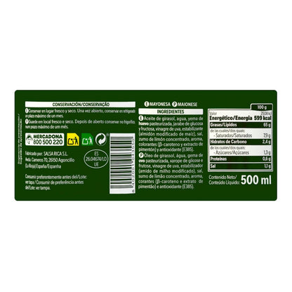 Glutén-és tejmentes majonéz