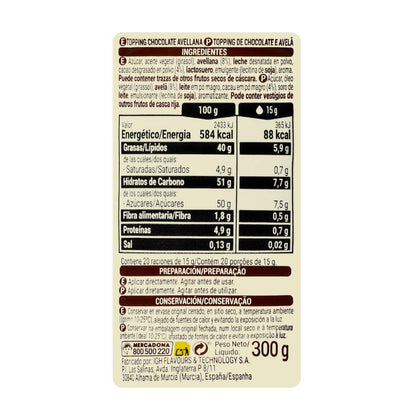 Csokoládés-mogyorós öntet