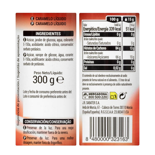 Gluténmentes karamelszirup