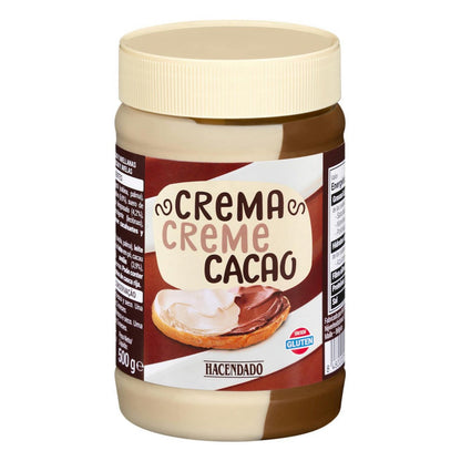 Két színű kakaó- és mogyorókrém