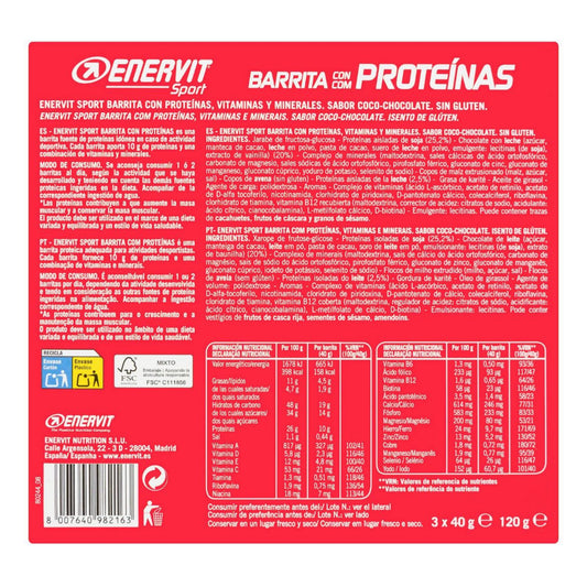 Kókuszos-csokis fehérjeszelet