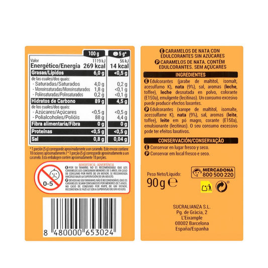 Krémcukorka 0% hozzáadott cukor