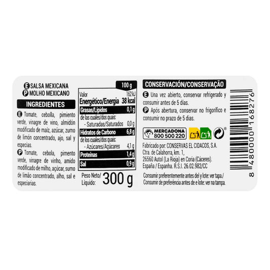 Mexikói salsa szósz - enyhén csípős