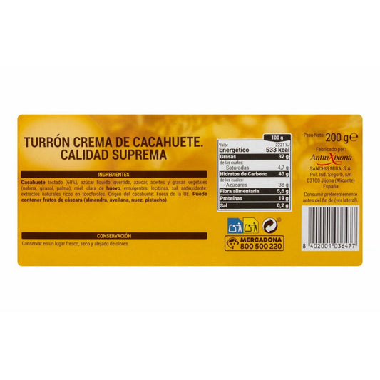 Mogyoróvajas nugát