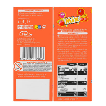 Nyalóka mix cseresznye- és eperízű