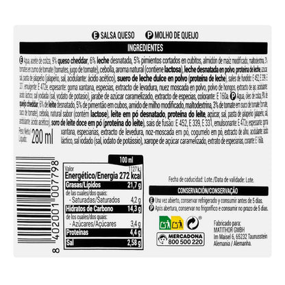 Sajtszósz - enyhén csípős