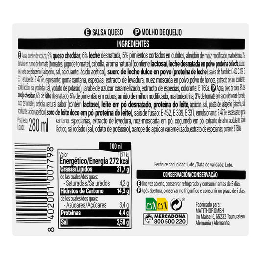 Sajtszósz - enyhén csípős