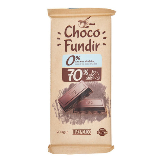 Sütéshez és olvasztáshoz étcsokoládé 0% hozzáadott cukor