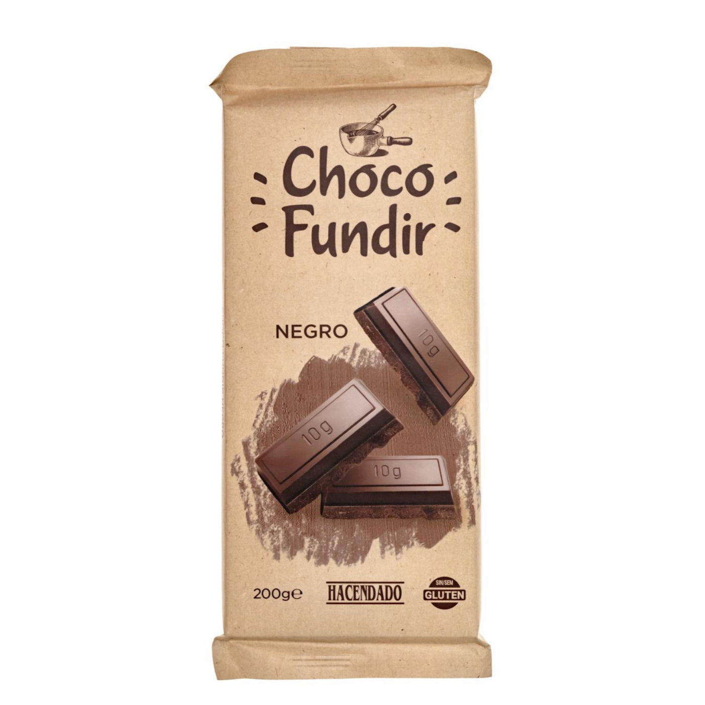 Sütéshez és olvasztáshoz étcsokoládé 200g Hacendado