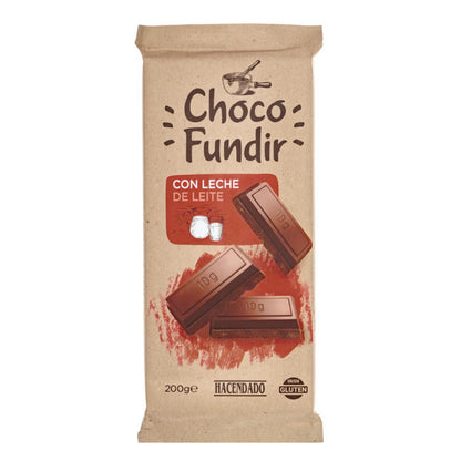 Sütéshez és olvasztáshoz tejcsokoládé 200g Hacendado
