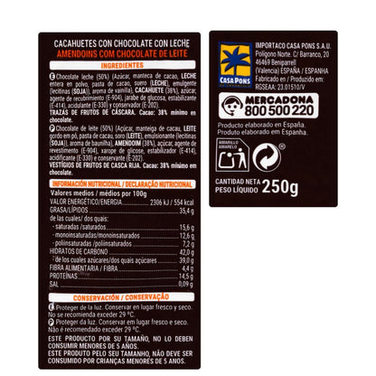 Tejcsokoládéval bevont mogyoró