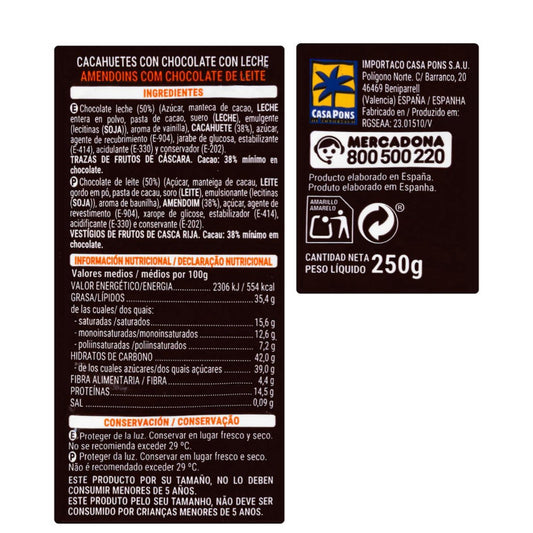 Tejcsokoládéval bevont mogyoró