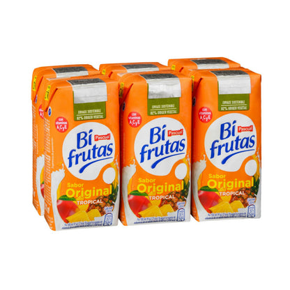 Trópusi gyümölcsös tejital 6x200ml Bifrutas Pascual