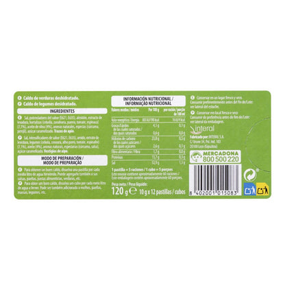 Zöldségleves kocka